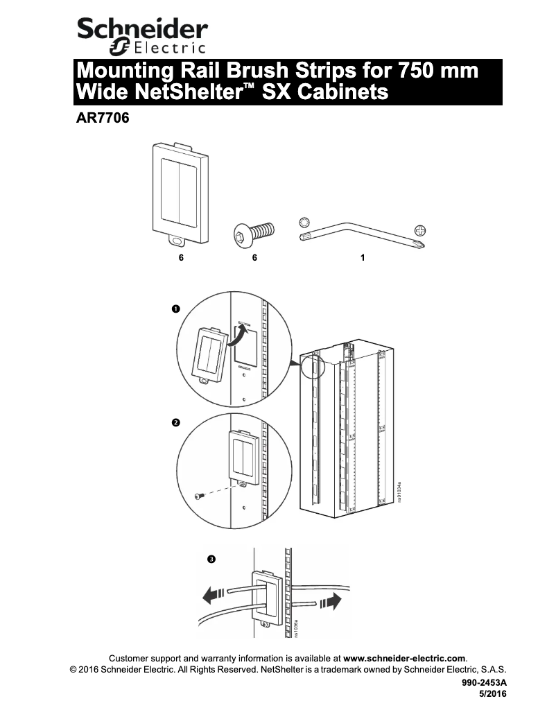 Page n°1 - Manuel utilisateur APC AR7706