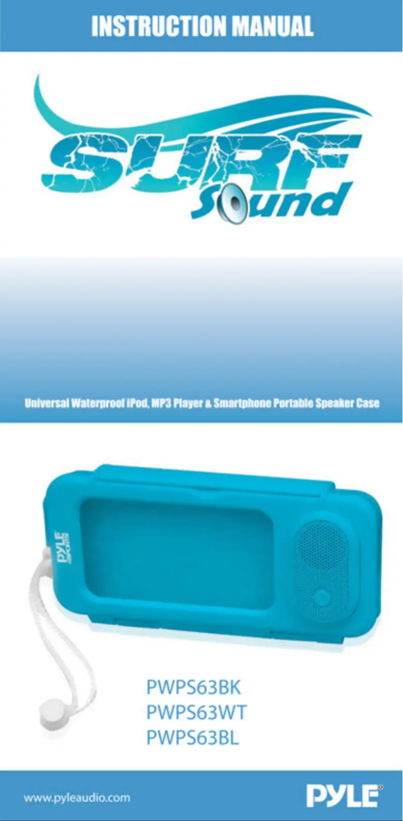 Page n°1 - Manuel utilisateur Pyle PWPS63WT