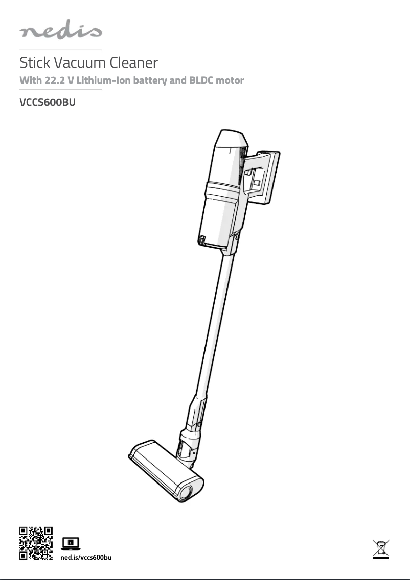 Image de la première page du manuel de l'appareil VCCS600BU