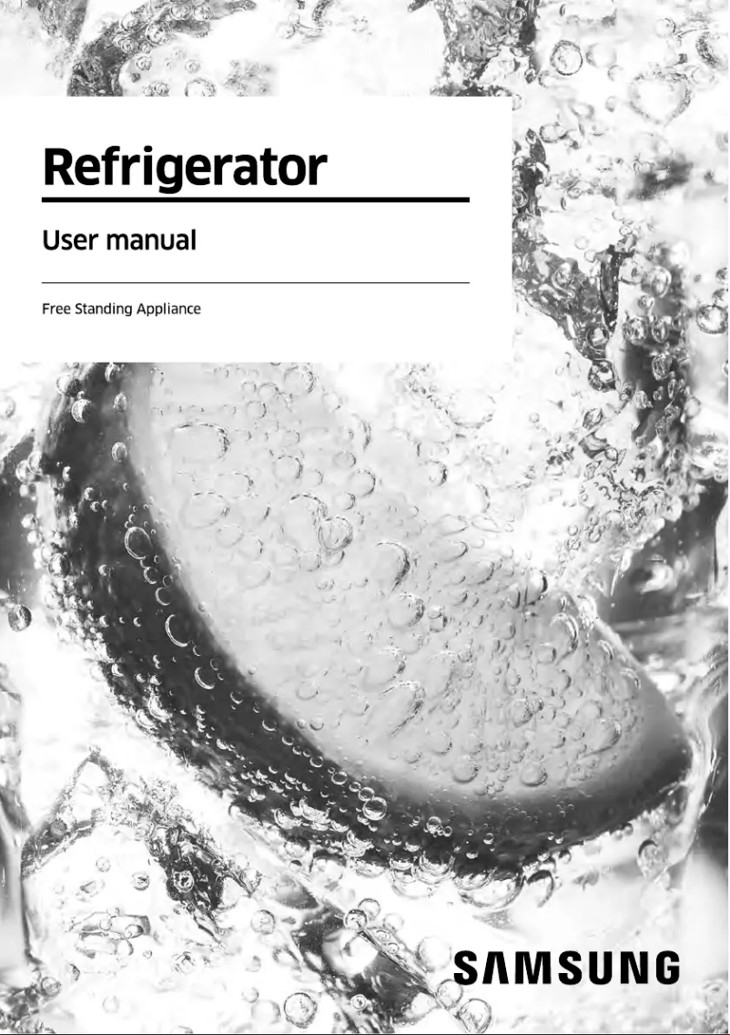 Page 1 de la notice Manuel utilisateur Samsung RT25T3051S8