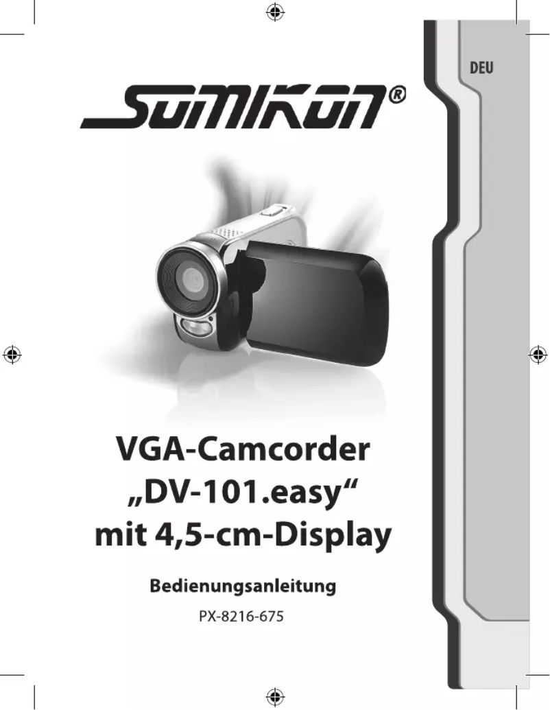 Page 1 de la notice Manuel utilisateur Somikon DV-101.easy