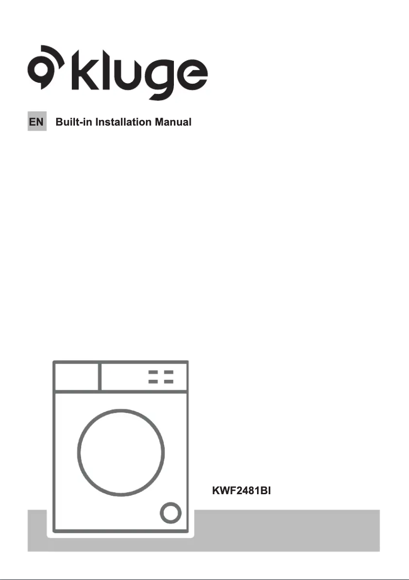 Page n°1 - Guide d'installation Kluge KWF2481BI
