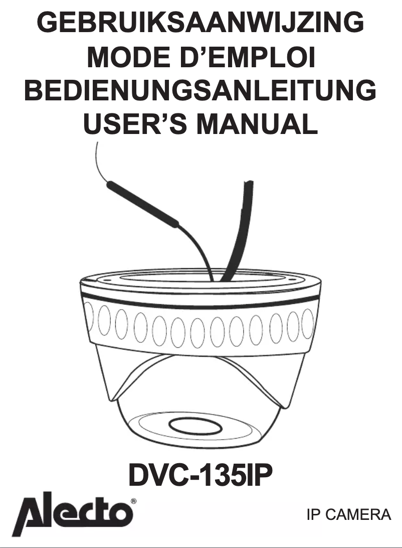 Image de la première page du manuel de l'appareil DVC-135IP