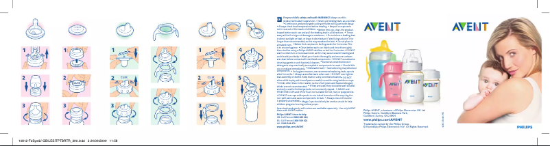 Image de la première page du manuel de l'appareil AVENT SCF277