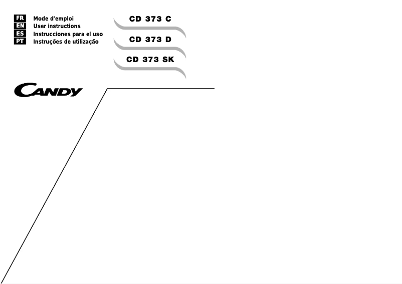 Image de la première page du manuel de l'appareil CD 373 C