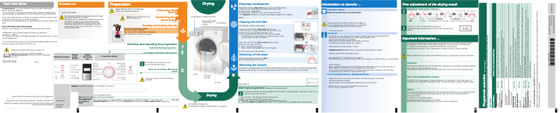 Page n°1 - Manuel utilisateur Bosch WTW86361EE