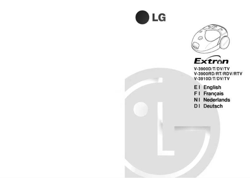Página 1 del manual Manual de usuario LG Extron V-3900TV