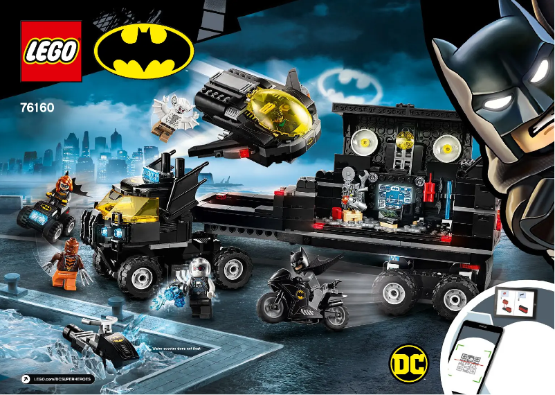 Image de la première page du manuel de l'appareil DC Super Heroes 76160