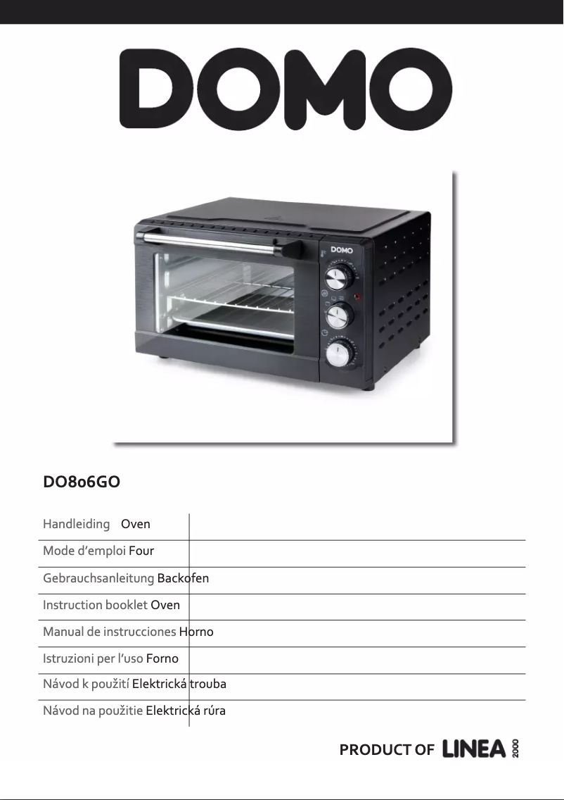 Image de la première page du manuel de l'appareil DO806GO