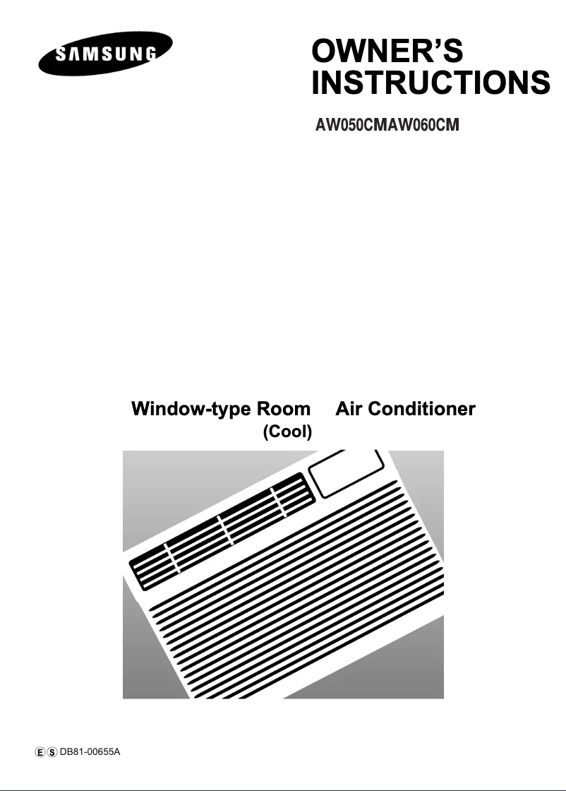 Page 1 de la notice Manuel utilisateur Samsung AW050CM/XAA