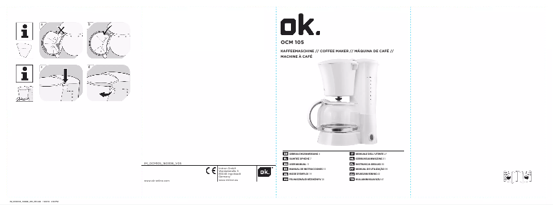 Page 1 de la notice Mode d'emploi OK OCM 105-W