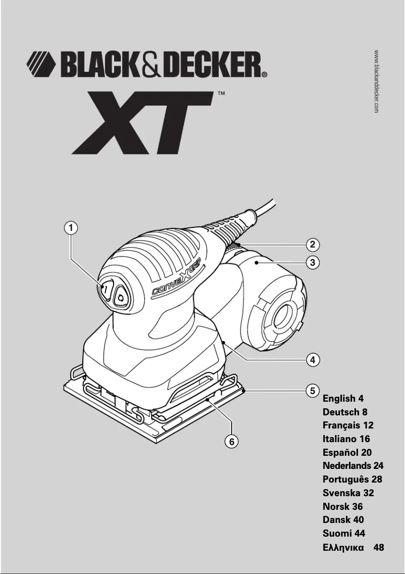 Page n°1 - Manuel utilisateur Black & Decker XTA71