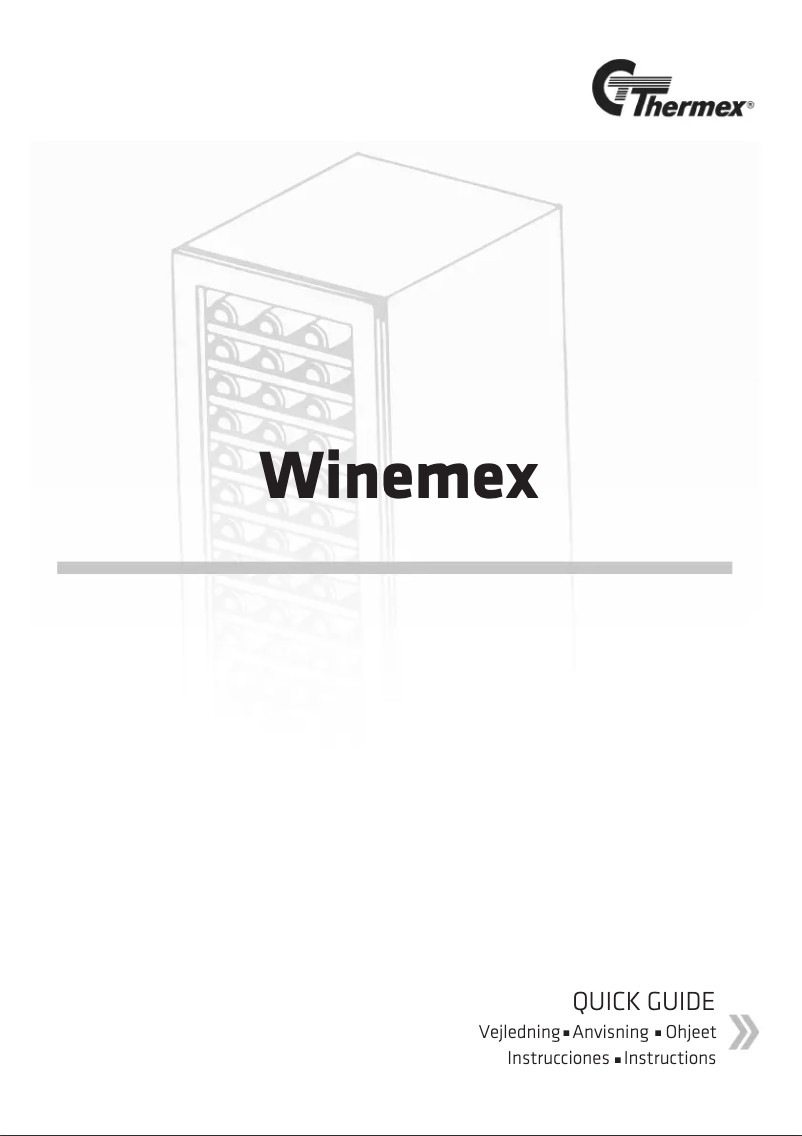 Page n°1 - Mode d'emploi Thermex Winemex 7