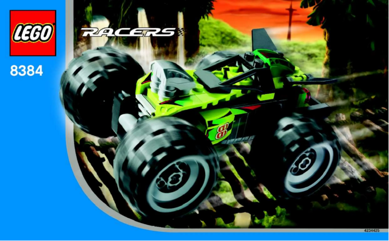 Page 1 de la notice Manuel utilisateur Lego Racers 8384