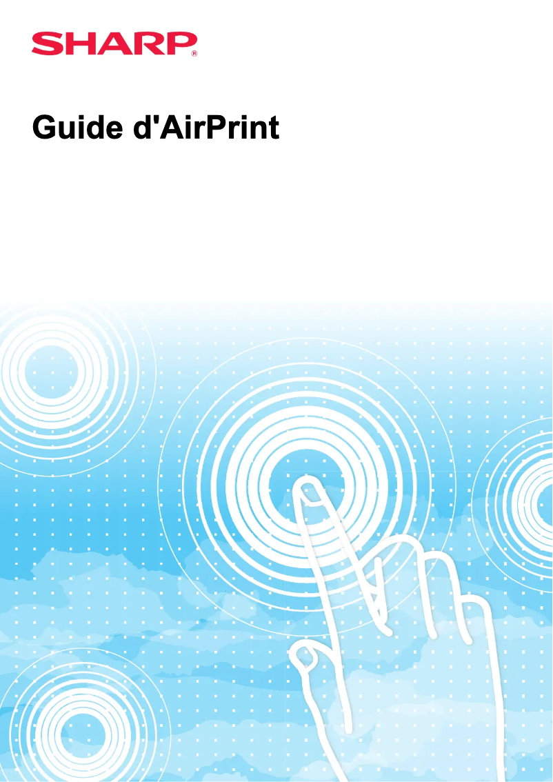 Page 1 de la notice Manuel utilisateur Sharp BP-20C20EU