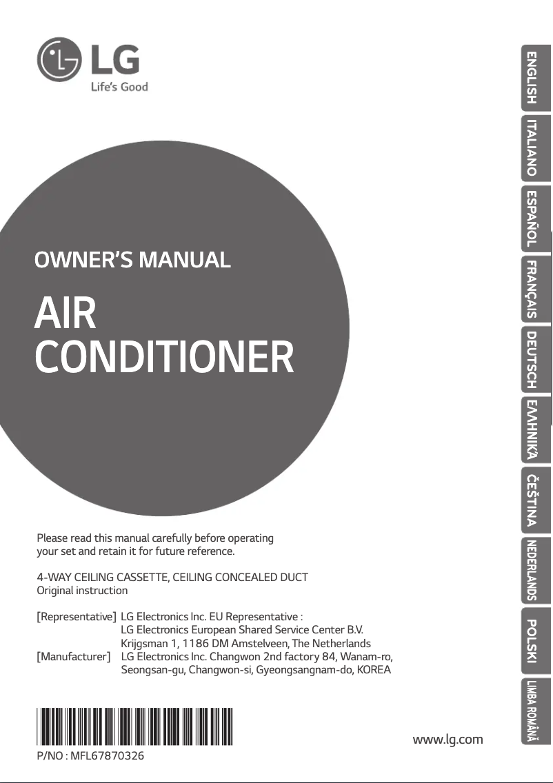 Page 1 de la notice Manuel utilisateur LG UB85