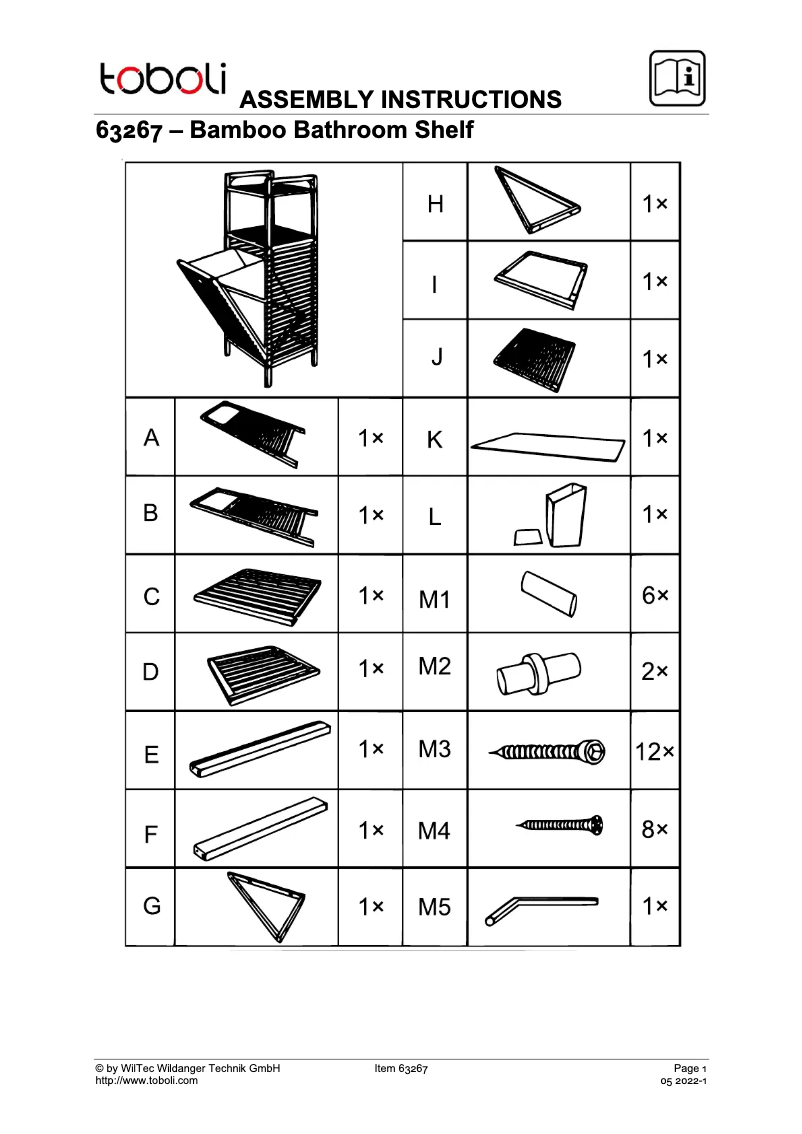 Image de la première page du manuel de l'appareil 63267