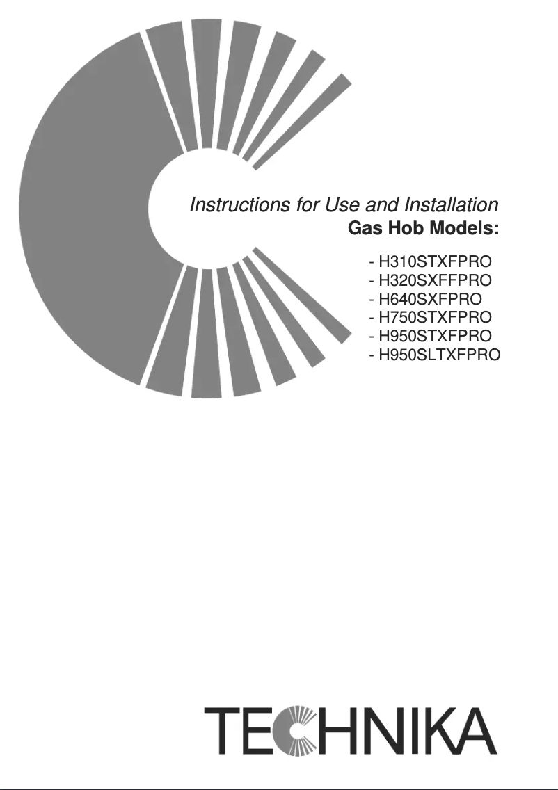 Page 1 de la notice Manuel utilisateur Technika H950STXFPRO