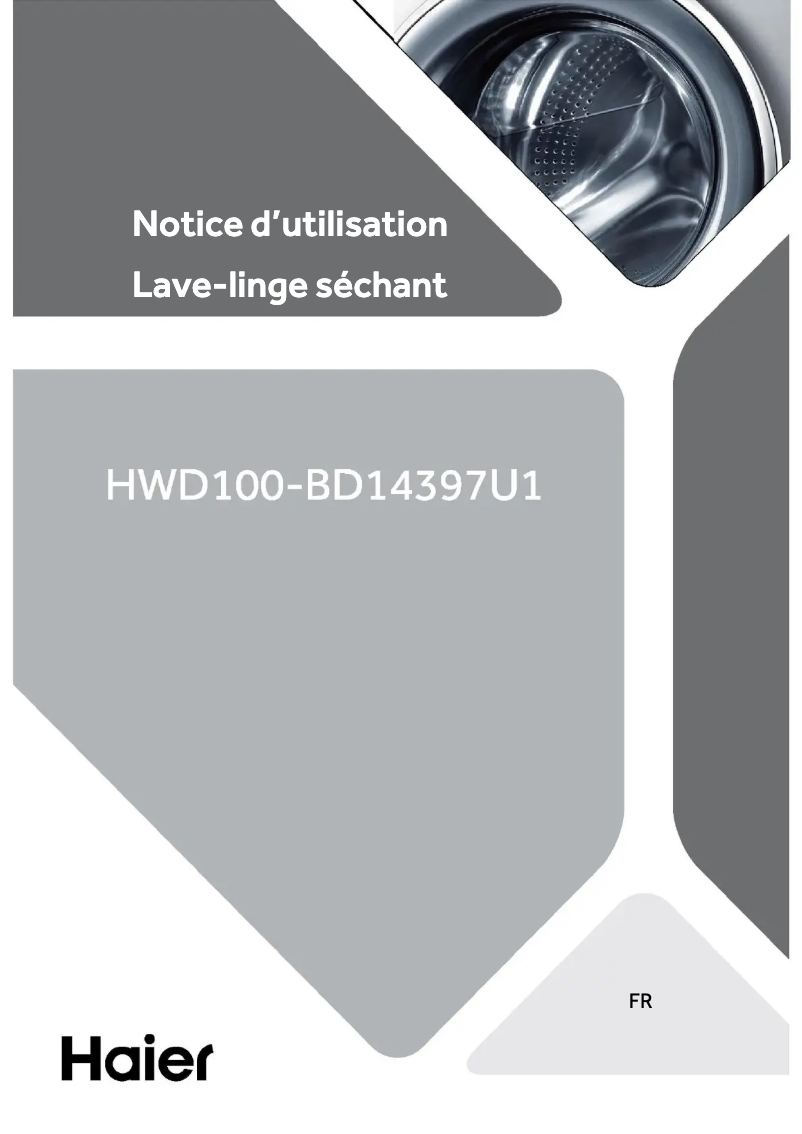 Image de la première page du manuel de l'appareil HWD100-BD14397U1