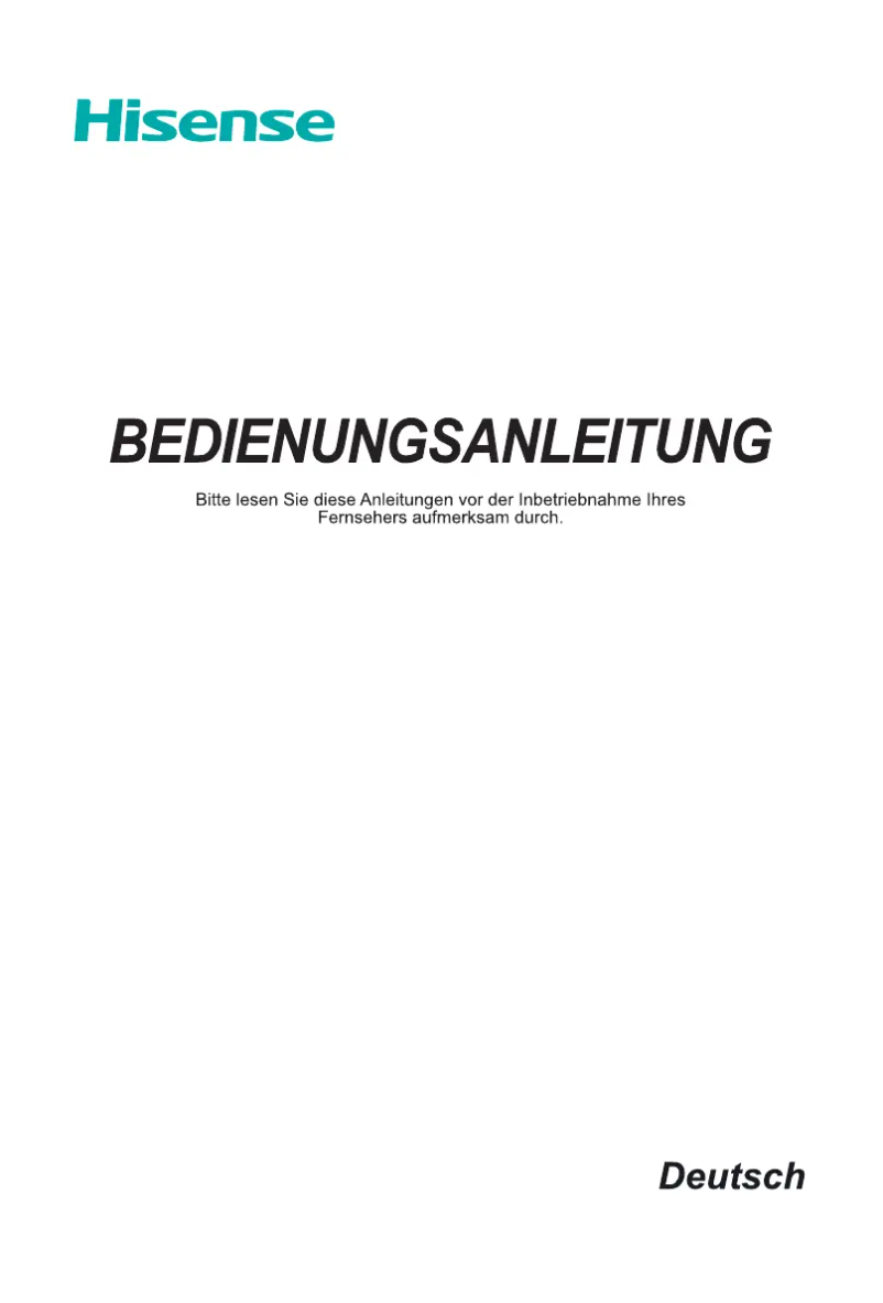 Page n°1 - Manuel utilisateur Hisense H75B7510