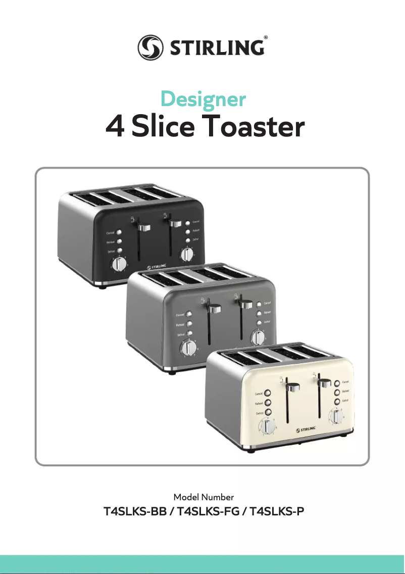 Image de la première page du manuel de l'appareil T4SLKS