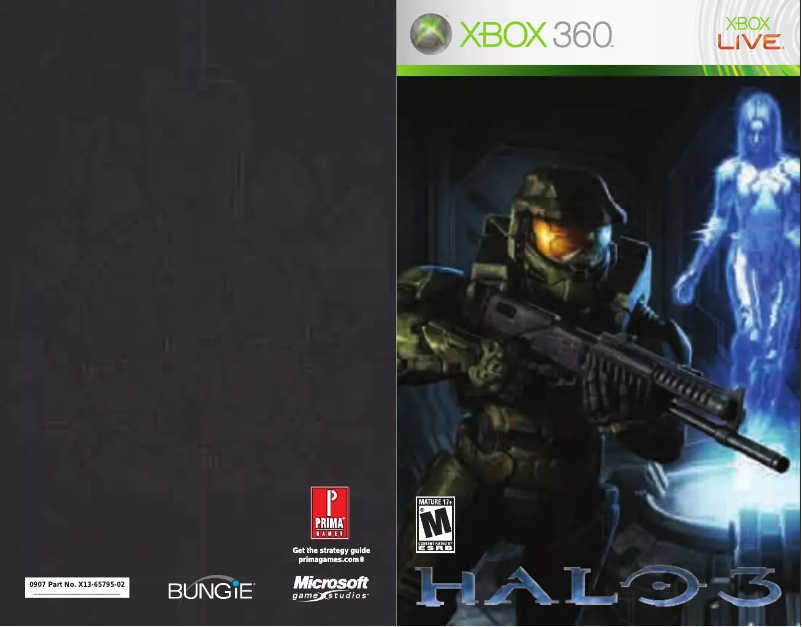 Page 1 de la notice Manuel utilisateur Microsoft Halo 3 (Xbox 360)