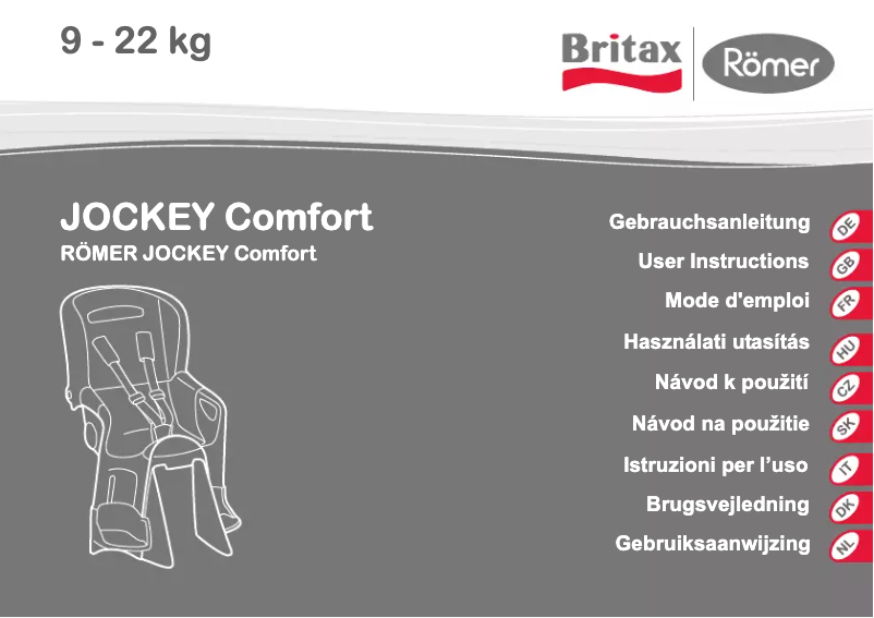 Image de la première page du manuel de l'appareil Jockey Comfort