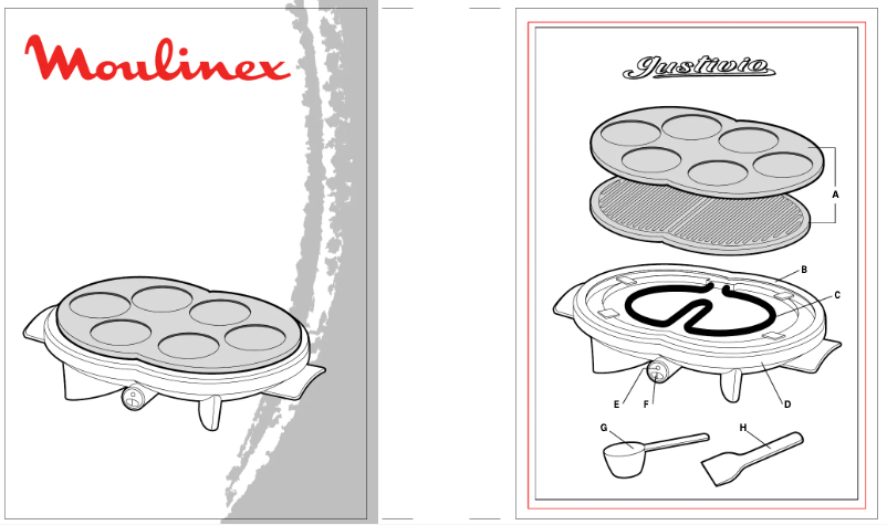 Image de la première page du manuel de l'appareil Gustivio CF7