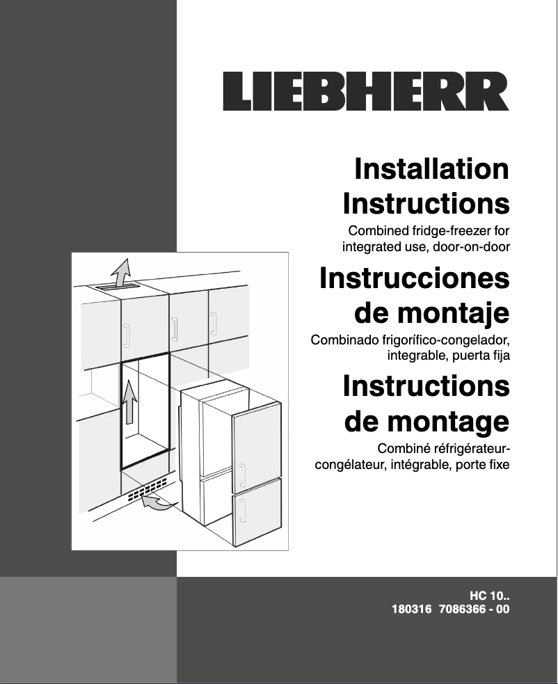 Page n°1 - Guide d'installation Liebherr HC 1050B
