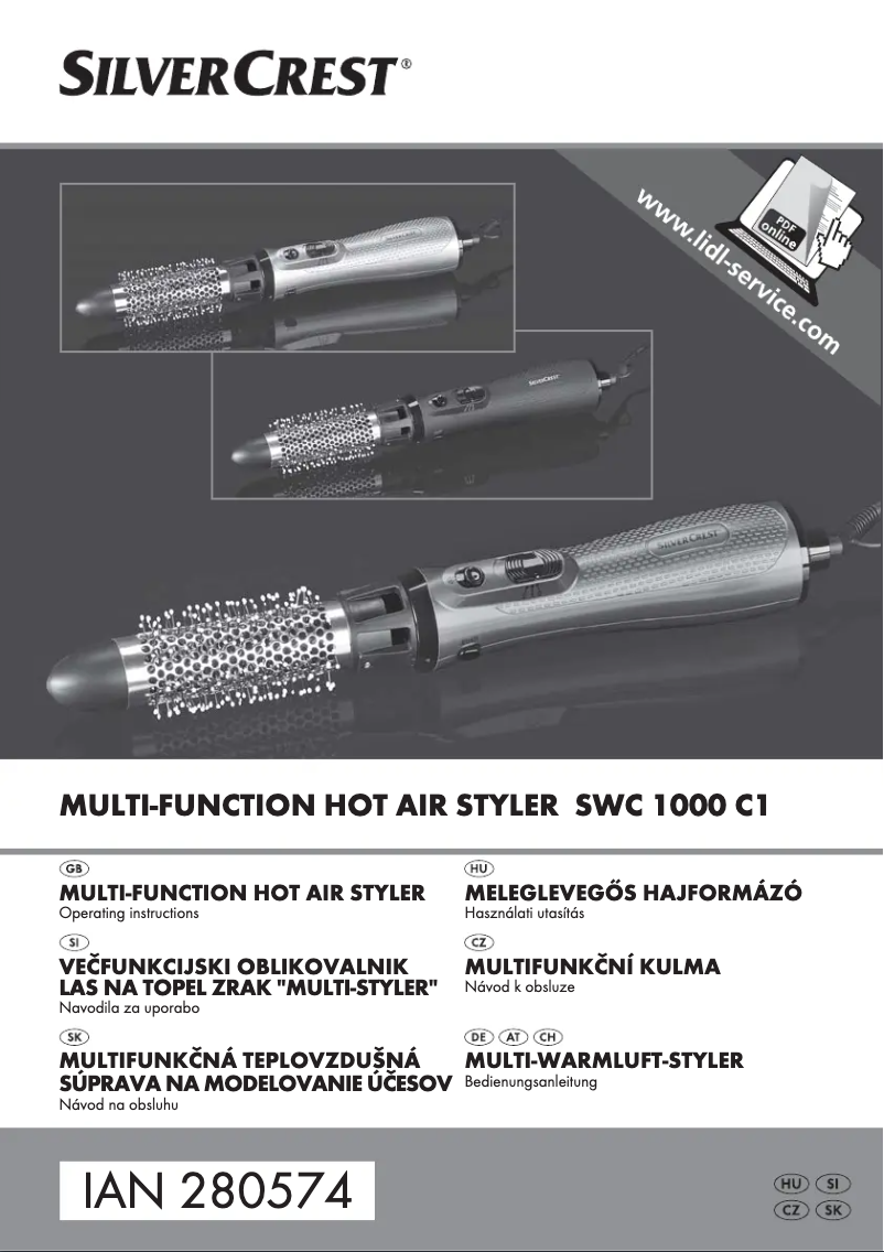 Page 1 de la notice Manuel utilisateur SilverCrest SWCD 1000 A1