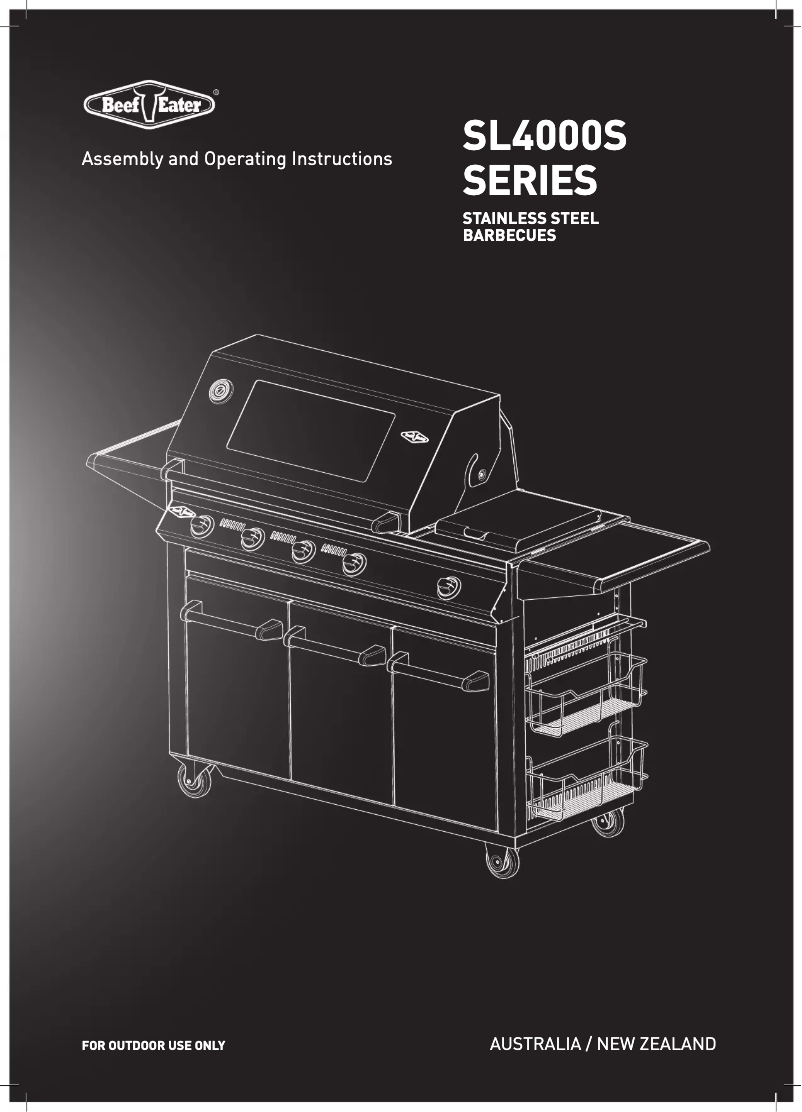 Page 1 de la notice Manuel utilisateur BeefEater Signature BS31560