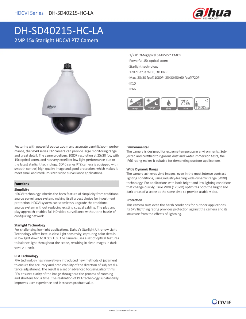 Image de la première page du manuel de l'appareil SD40215-HC-LA