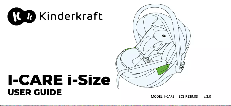 Image de la première page du manuel de l'appareil I-CARE i-Size