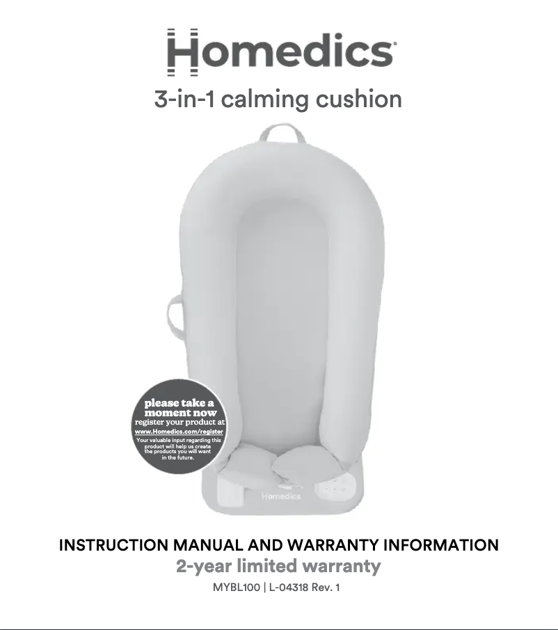 Image de la première page du manuel de l'appareil MYBL100