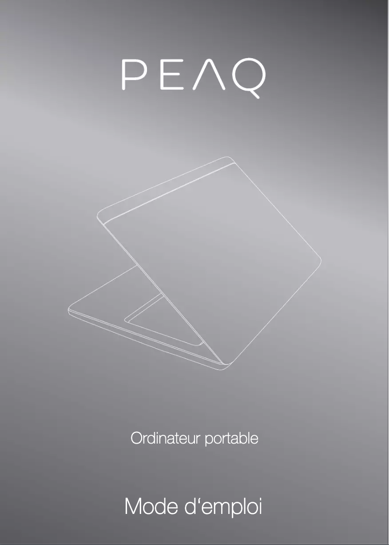 Page n°1 - Manuel utilisateur PEAQ PNB C1017