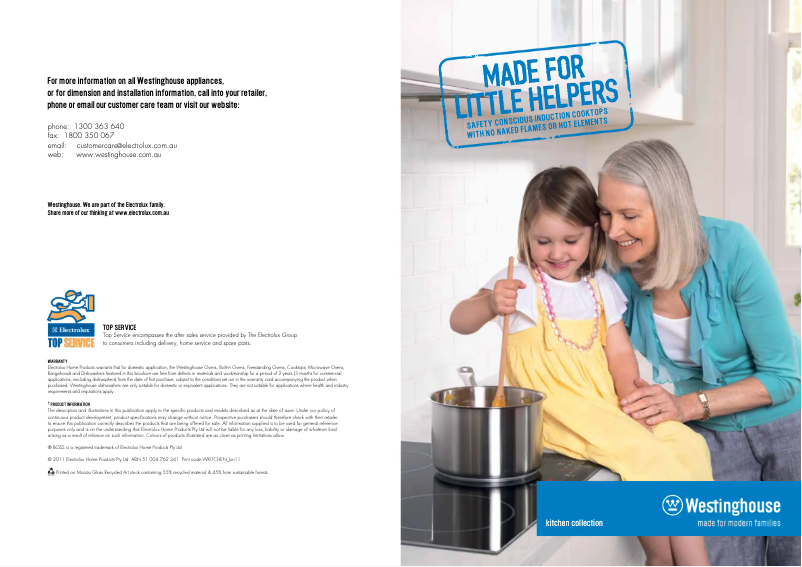 Page n°1 - Brochure Westinghouse PHR284U