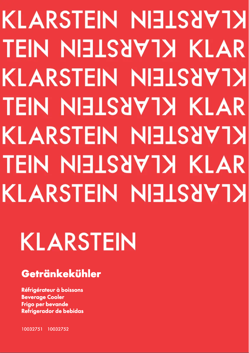 Image de la première page du manuel de l'appareil 10032752