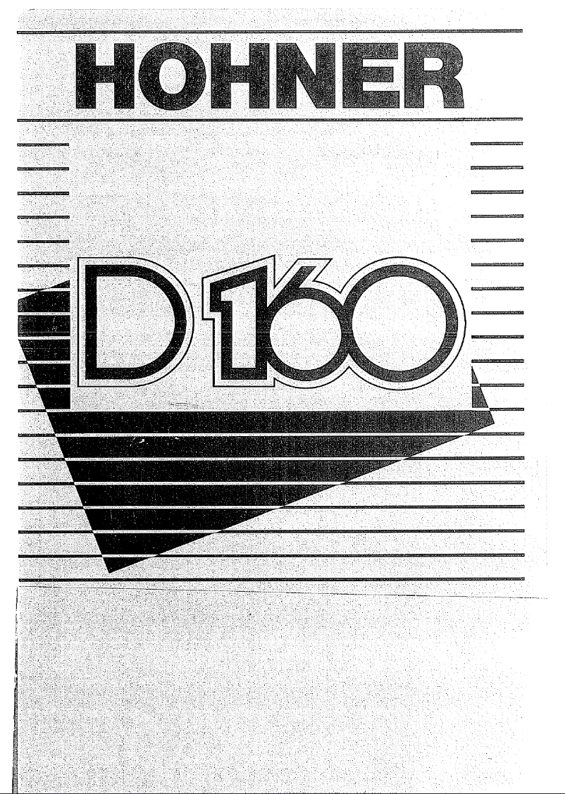 Image de la première page du manuel de l'appareil D160 Symphonie