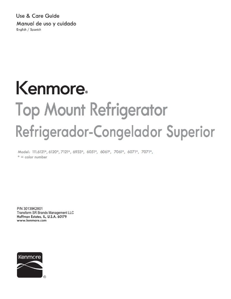 Page 1 de la notice Manuel utilisateur Kenmore 70615