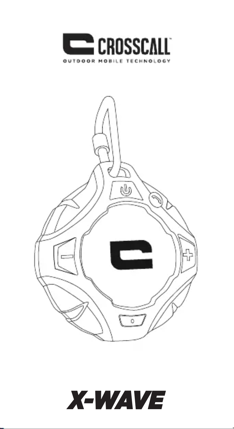 Image de la première page du manuel de l'appareil X-WAVE