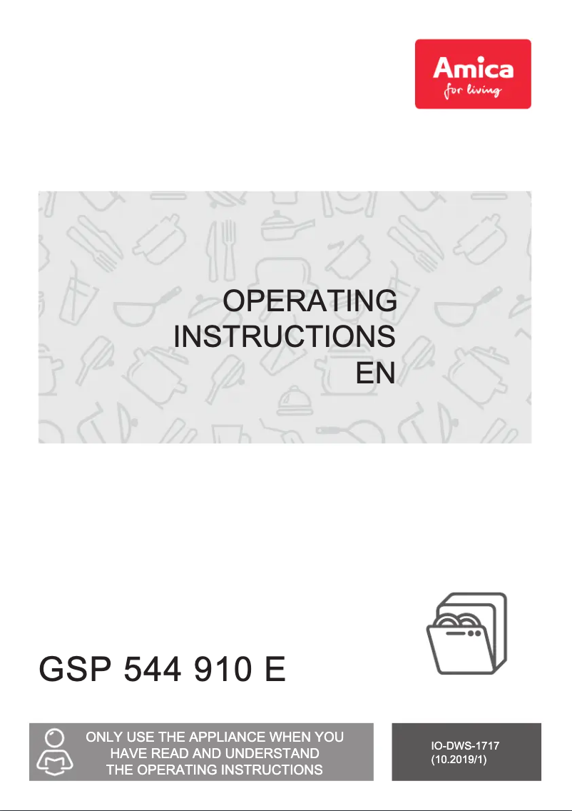 Image de la première page du manuel de l'appareil GSP 544 910 E