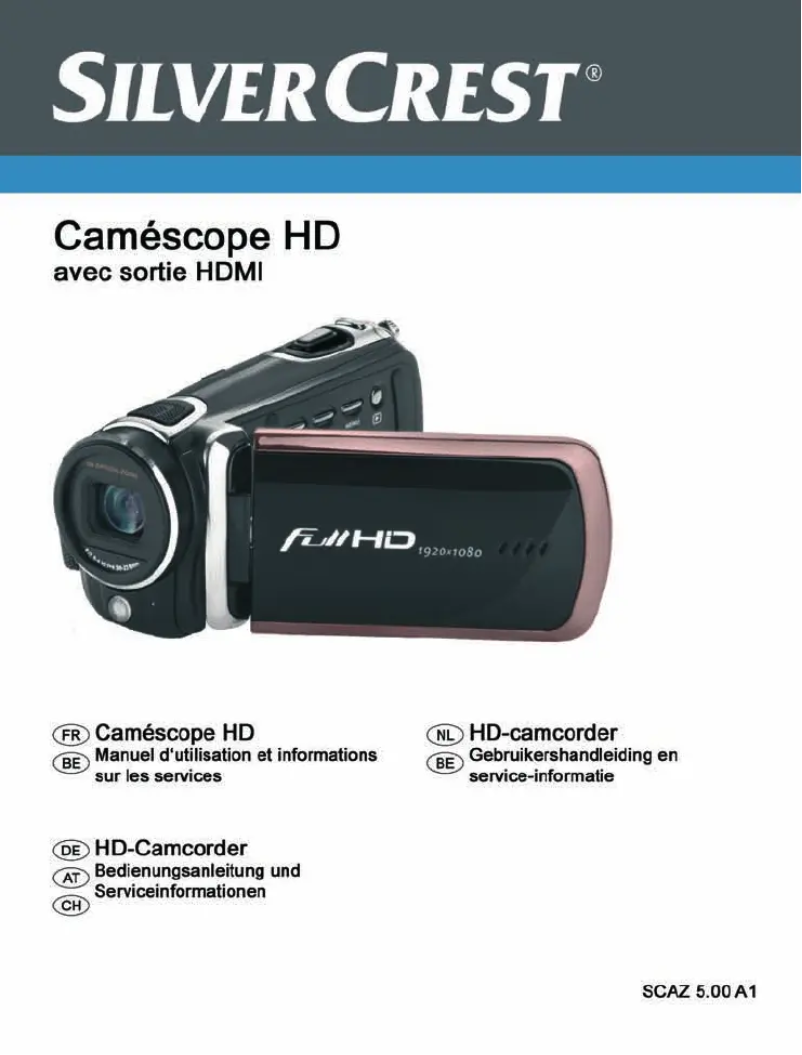 Page 1 de la notice Manuel utilisateur SilverCrest SCAZ 5.00 A1