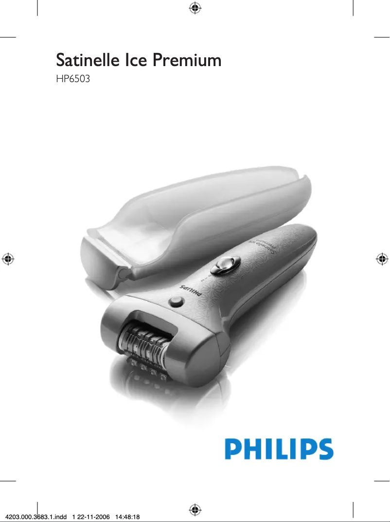 Image de la première page du manuel de l'appareil Satinelle HP6403