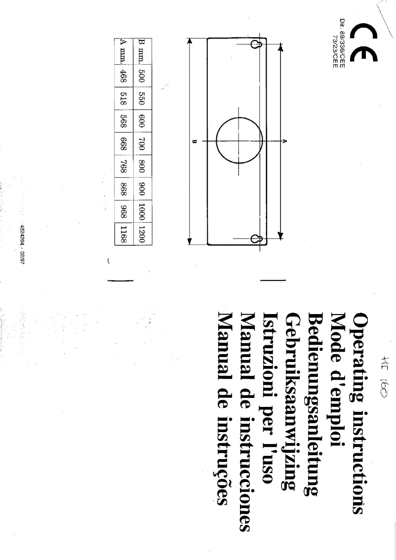 Página 1 del manual Manual de usuario Indesit HI 160