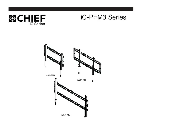 Page 1 de la notice Manuel utilisateur Chief iCLPFM3B03
