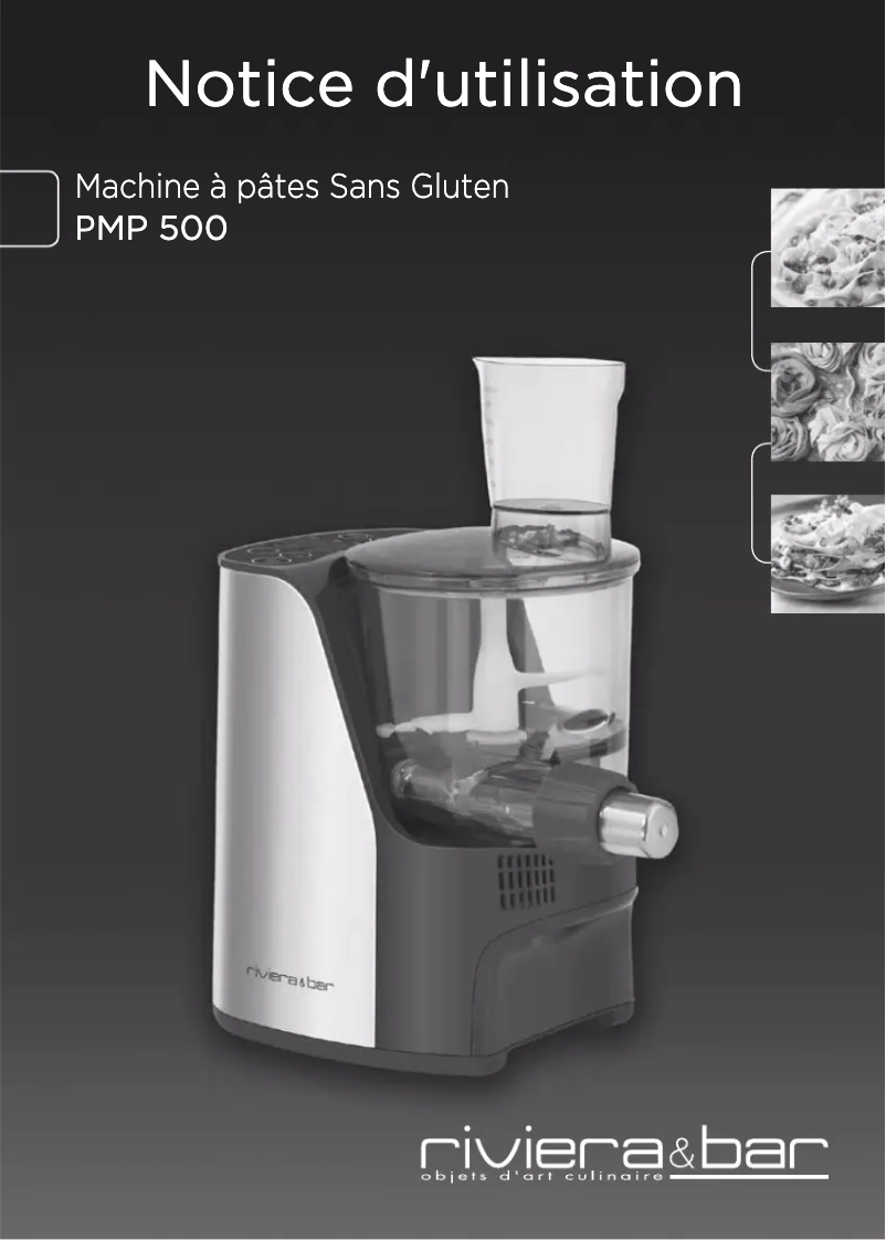 Page 1 de la notice Manuel utilisateur Riviera & Bar PMP500