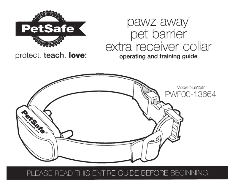Page 1 de la notice Manuel utilisateur PetSafe Pawz Away PWF00-13664