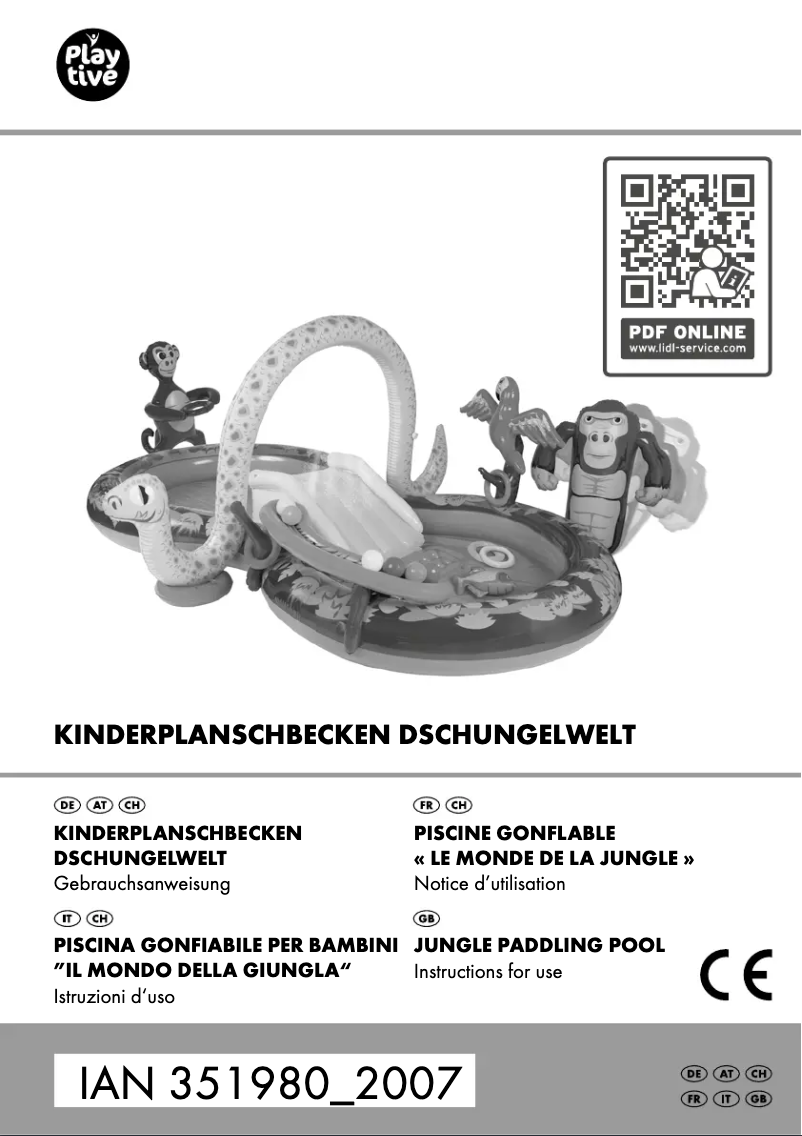 Page 1 de la notice Manuel utilisateur Playtive IAN 385219