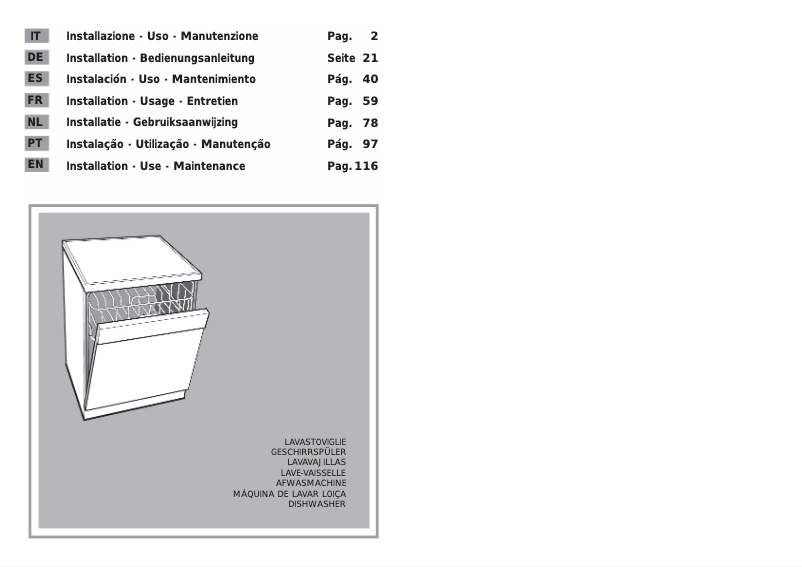 Page n°1 - Manuel utilisateur Candy CDI 5015E10-S