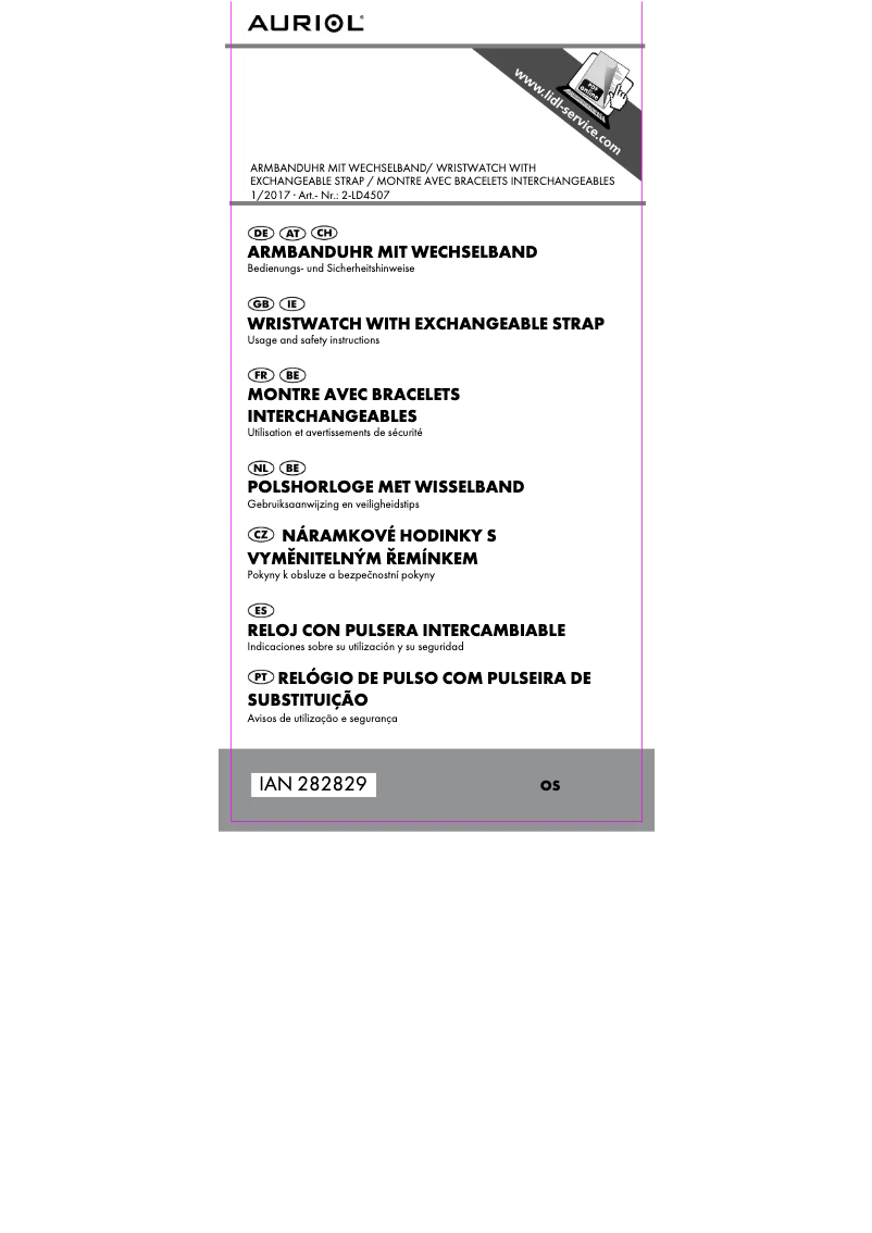 Página 1 del manual Manual de usuario Auriol 2-LD4507